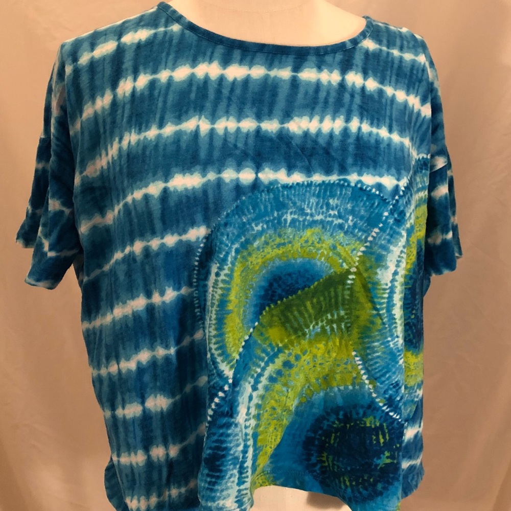 Jones New York Tie Dye Petit Medium Shirt S